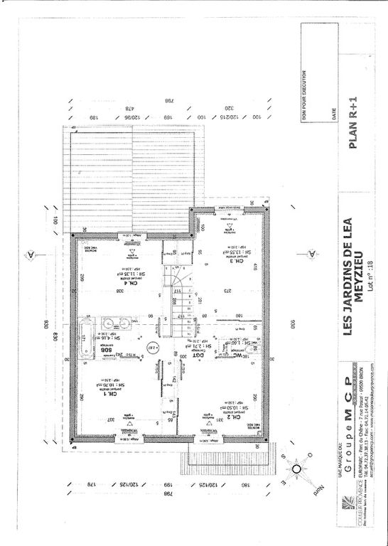 Meyzieu  – Lotissement « Les jardinds de Léa » – Maison 4 chambres