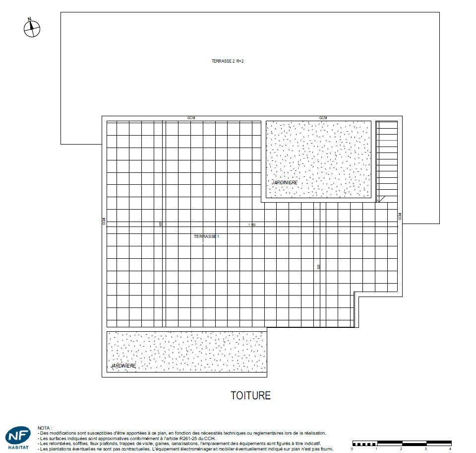 Saint Didier Au Mont D Or, appartement T4 de 105m² + Deux Terrasses de 140m² Nord Ouest + garage