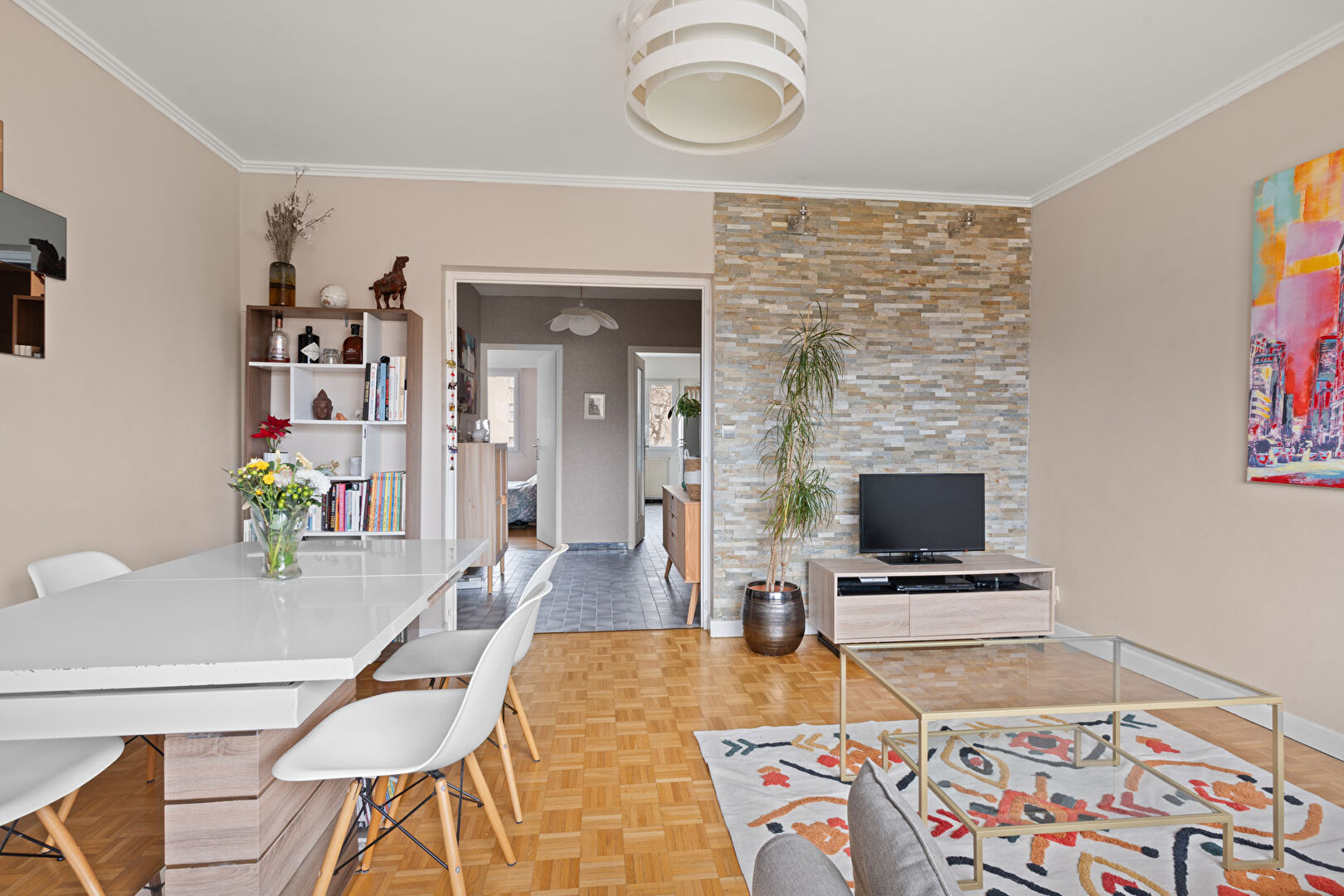 A la limite entre Grange Blanche et Montplaisir, Appartement T3 traversant de 72m² avec balcon