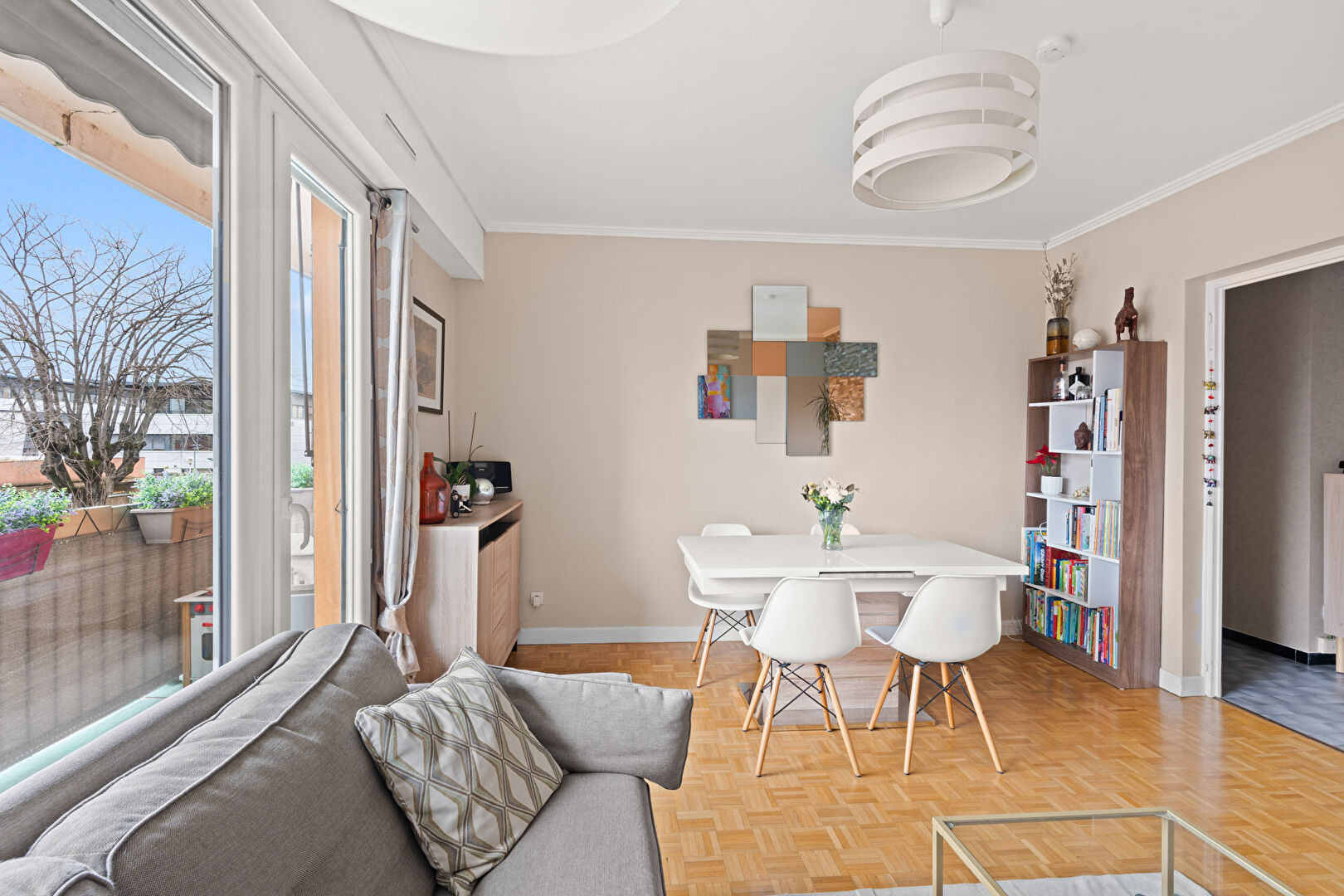 A la limite entre Grange Blanche et Montplaisir, Appartement T3 traversant de 72m² avec balcon