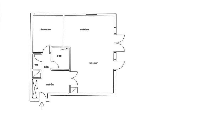 LYON 9ème, Appartement T2 de 54m², avec jardin clos de 52m² sans vis à vis.