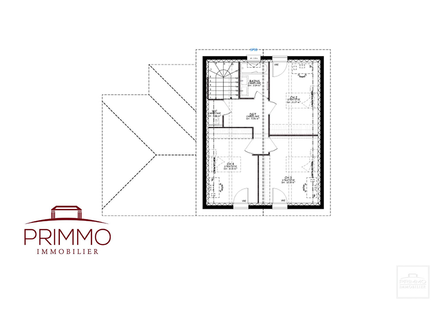 NEUVILLE SUR SAONE – Maison 5 pièces sur terrain 554 m2 au calme