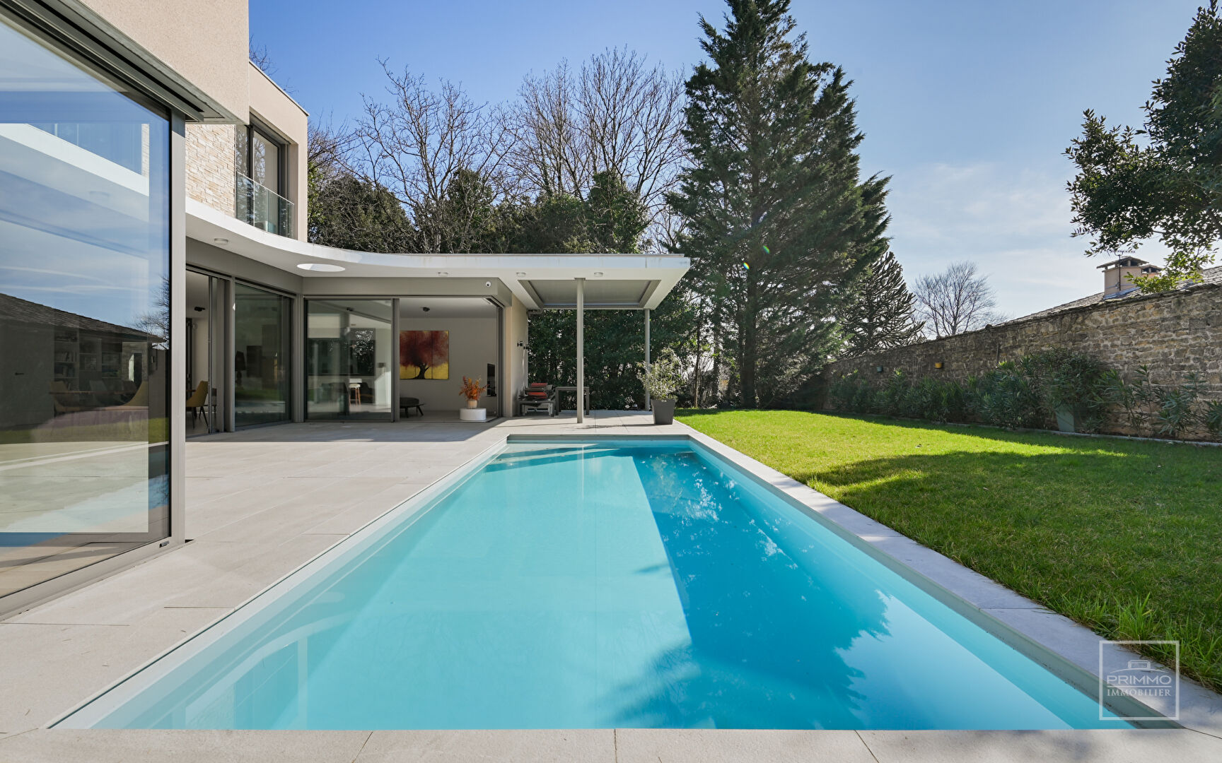 SAINT CYR AU MONT D’OR, Centre Village, Maison d’architecte de 256m² habitables