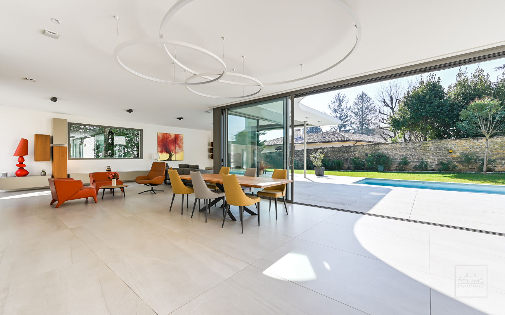 SAINT CYR AU MONT D’OR, Centre Village, Maison d’architecte de 256m² habitables