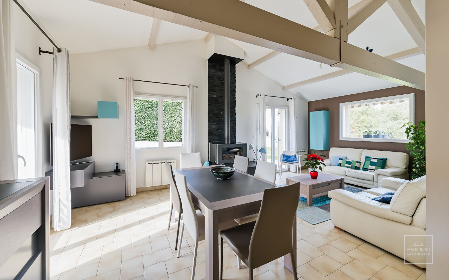 EXCLUSIVITÉ – Lissieu Maison avec vue sur le Mont Verdun de 126m² sur parcelle de 2 177m²  divisible et constructible