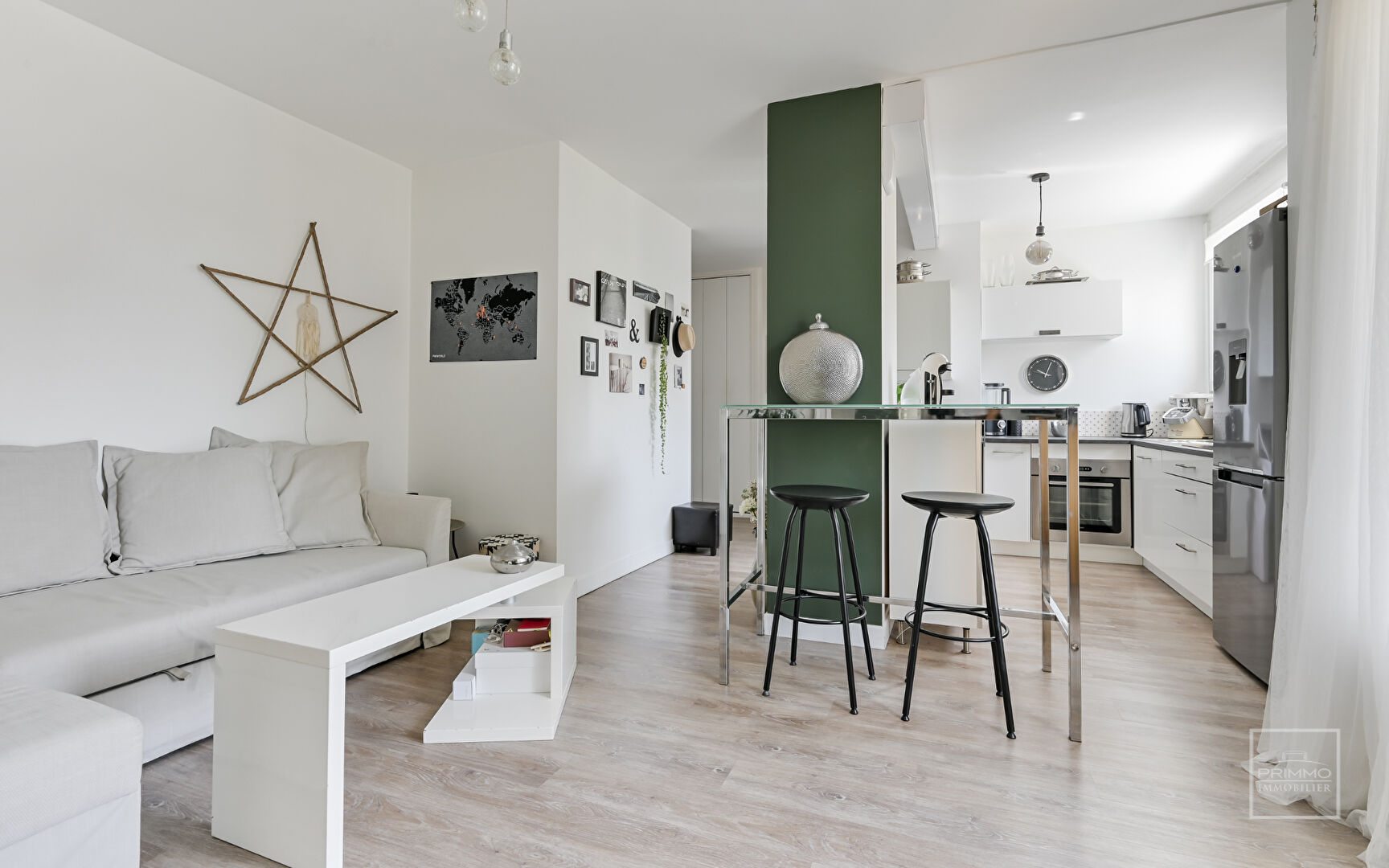 LYON 9ème, proche Tassin, Appartement T2 de 45m² sans vis à vis avec balcon au sud