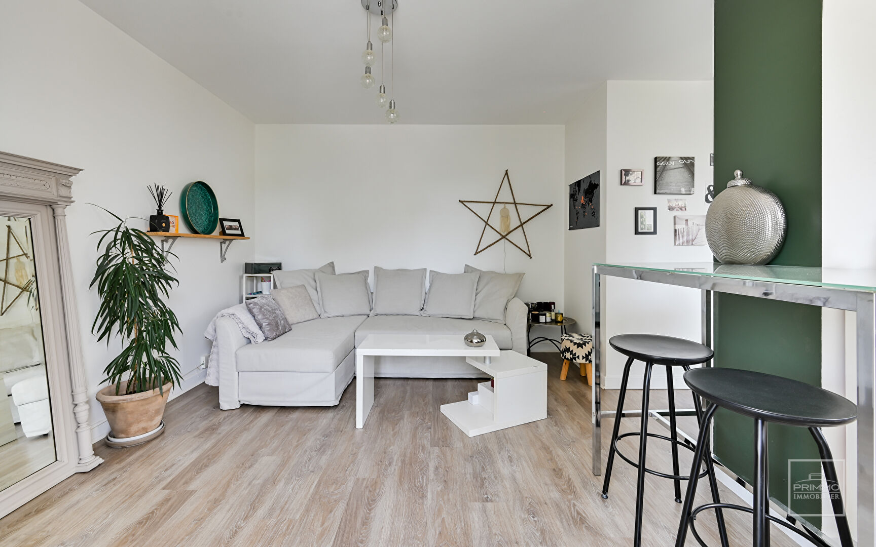 LYON 9ème, proche Tassin, Appartement T2 de 45m² sans vis à vis avec balcon au sud