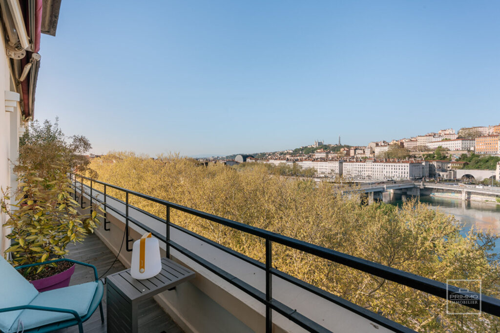 LYON 6, VUE PANORAMIQUE, BALCON, 116m²
