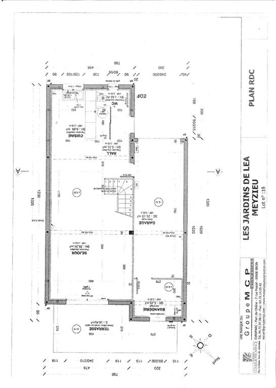 Meyzieu  – Lotissement « Les jardins de Léa » – Maison 4 chambres