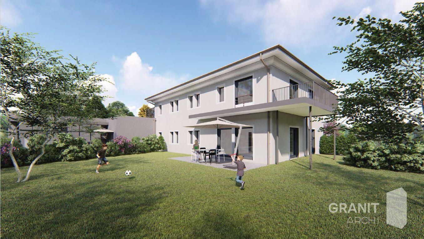 Saint Cyr Au Mont D’Or, proche du centre, Rez de Jardin T4 neuf de 118m² avec 262m² d’extérieur (Lot2)