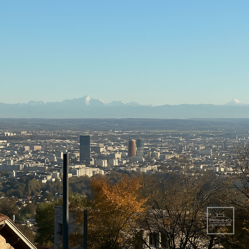 Saint Didier Au Mont D’Or, Terrain à bâtir de 1 658m² avec vue sur Lyon et les Alpes