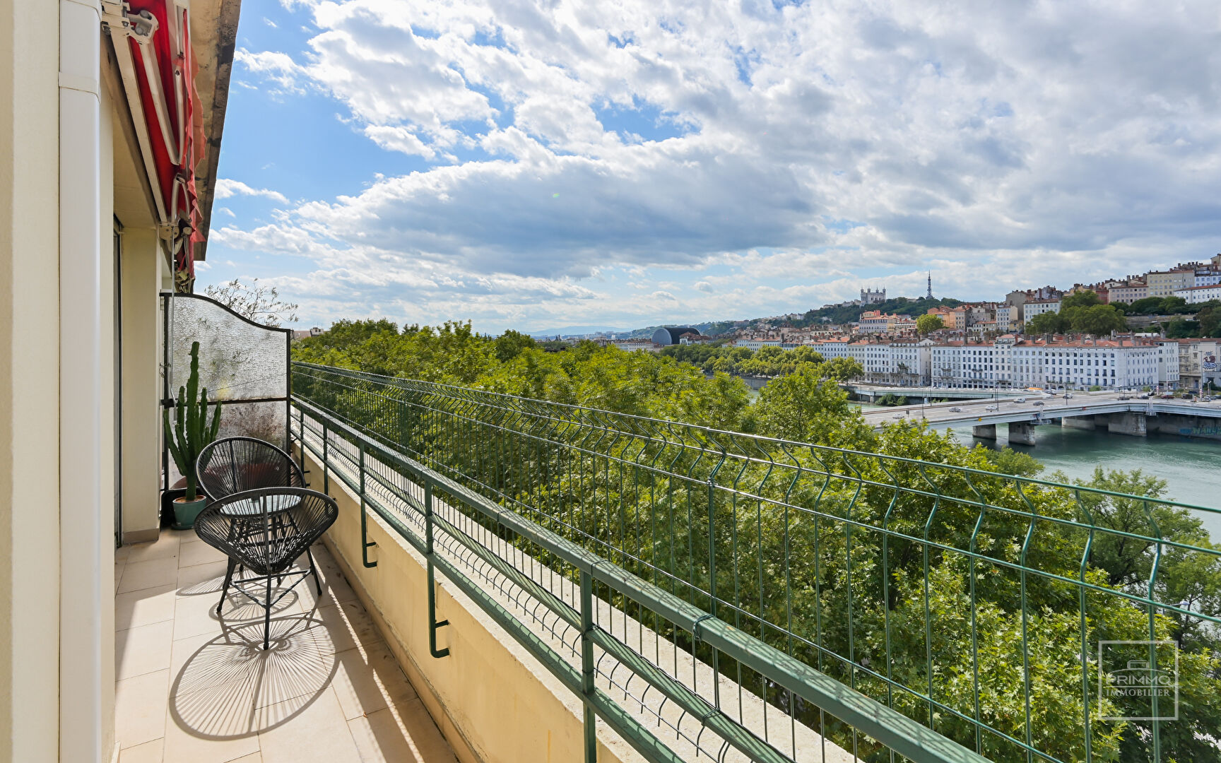 LYON 6, VUE RHONE, 83.12m² AVEC BALCON
