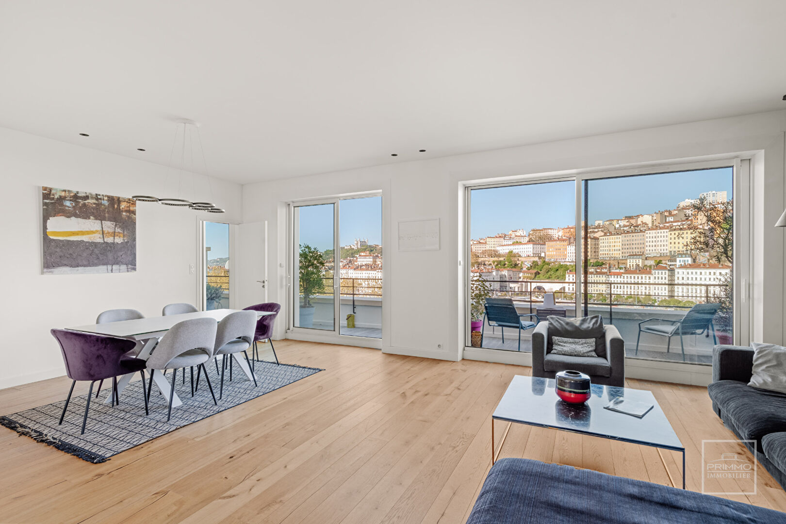 LYON 6, VUE PANORAMIQUE, BALCON, 116m²