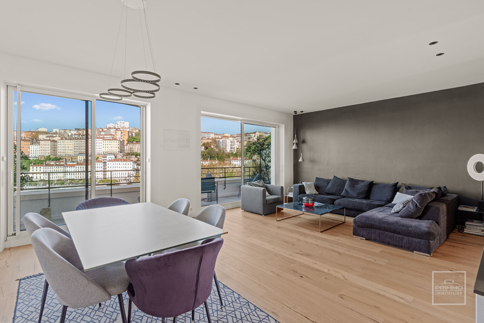 LYON 6, VUE PANORAMIQUE, BALCON, 116m²