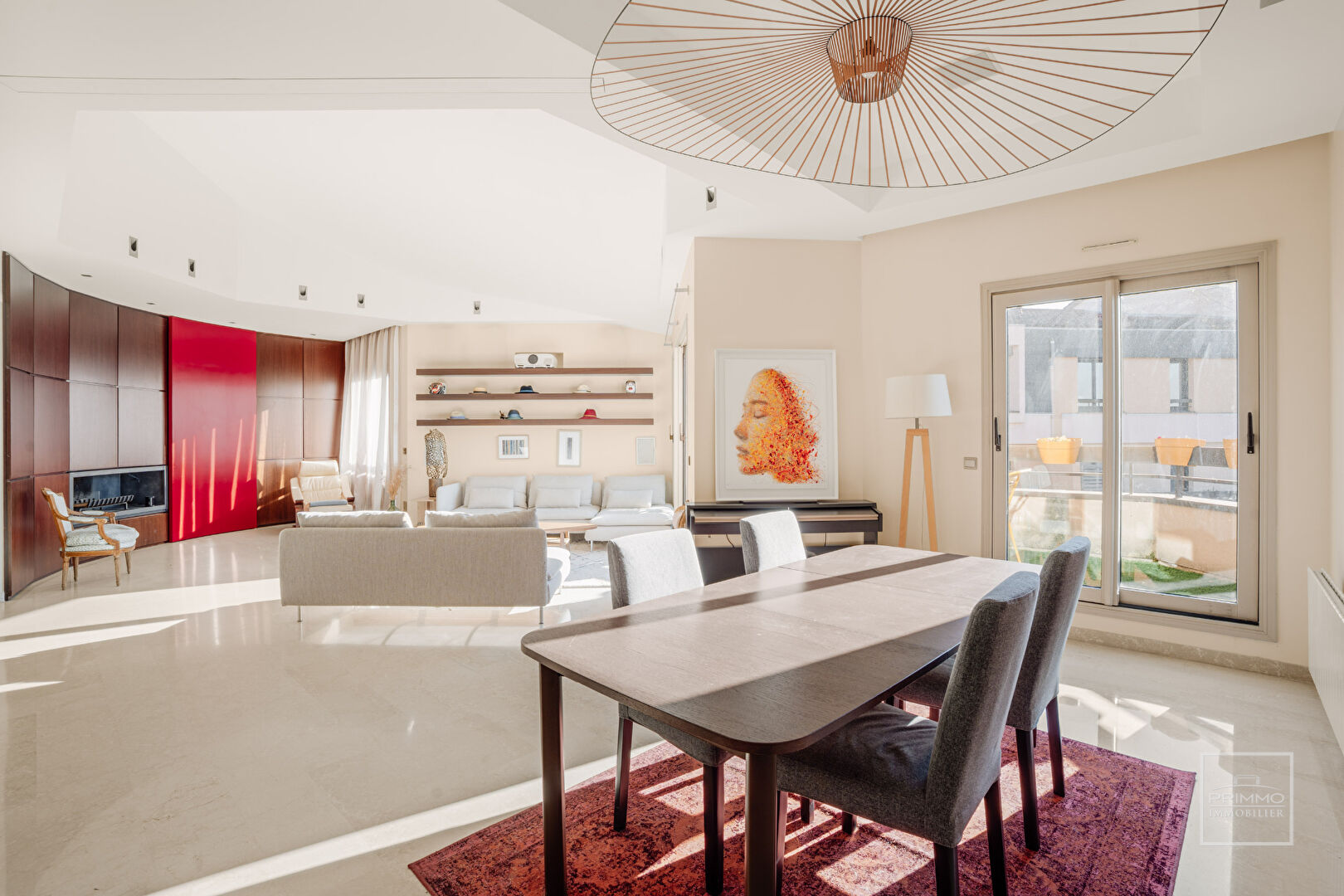 LYON 4ème Croix-Rousse, en dernier étage, Appartement 6 pièces de 196m² avec vue