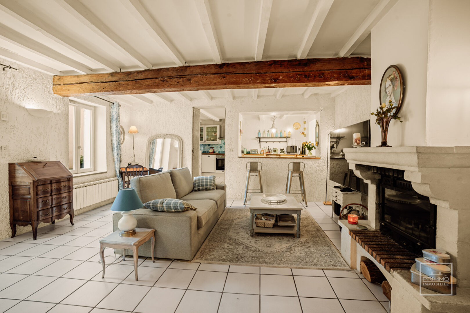 Fontaines-sur-Saône – Maison ancienne 150m² – Terrasse – Cave aménagée