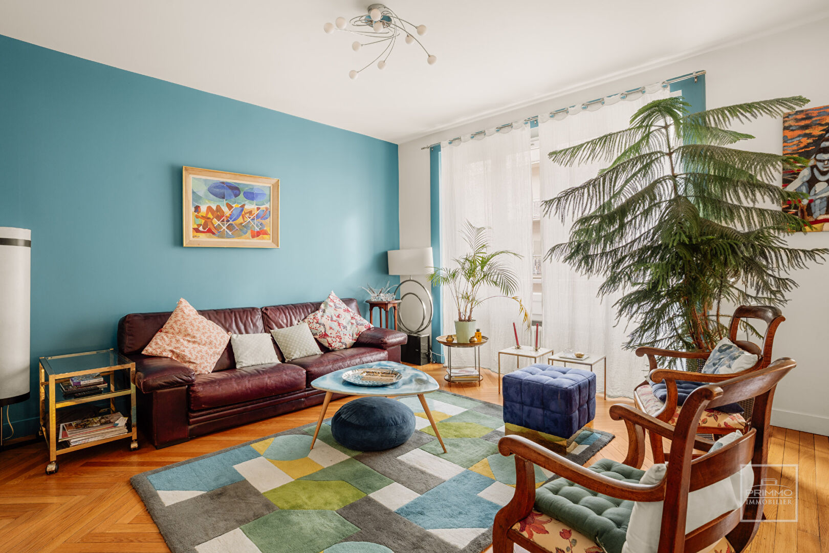 LYON 6, TETE D’OR, 92.56m², DEUX BALCONS