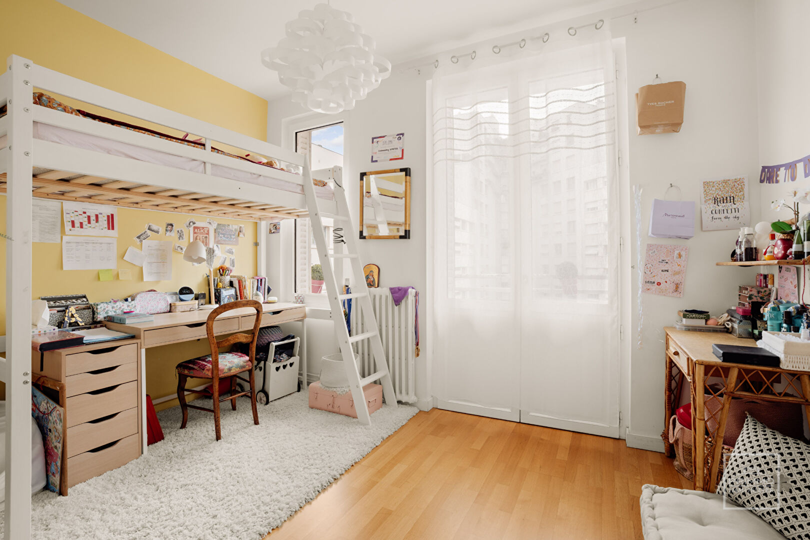 LYON 6, TETE D’OR, 92.56m², DEUX BALCONS