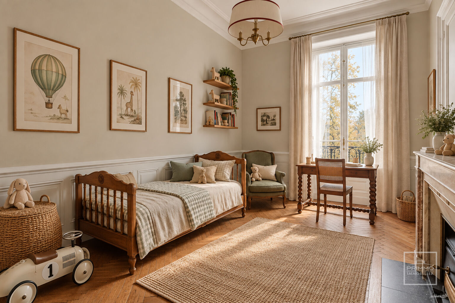 LYON 6, BD DES BELGES, 202.95m² + T2 + CHAMBRE SERVICE + GARAGE