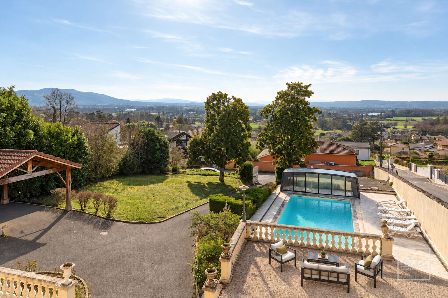 REYRIEUX – MAISON BOURGEOISE, VUE PANORAMIQUE, 300m², JARDIN & PISCINE