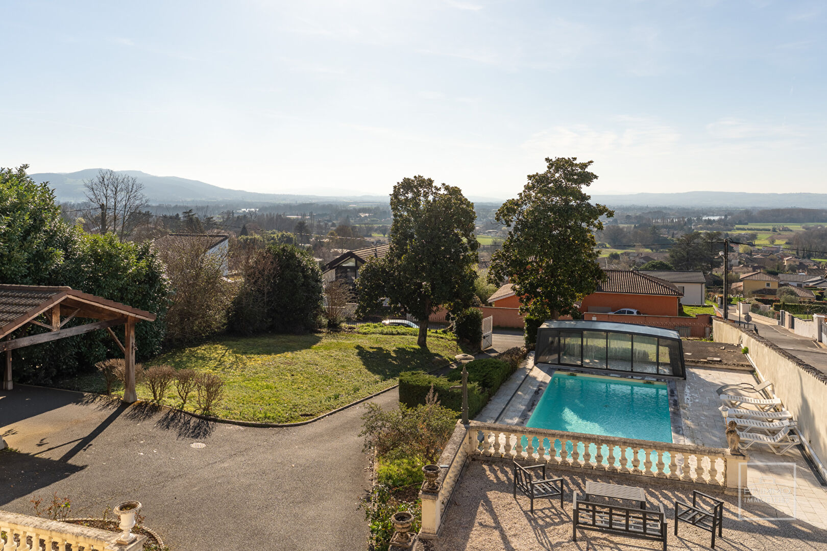 MAISON BOURGEOISE, VUE PANORAMIQUE, 300m², JARDIN & PISCINE