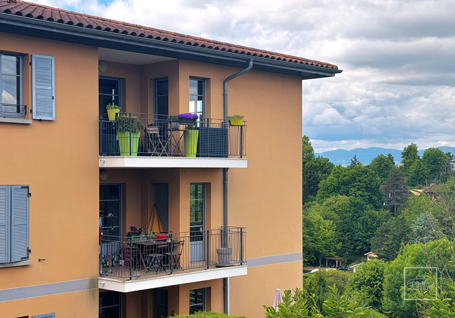 SAINT DIDIER AU MONT D&rsquo;OR T4 avec terrasse plein sud  Dernier étage, sans vis-à-vis, parc de 2,2 ha