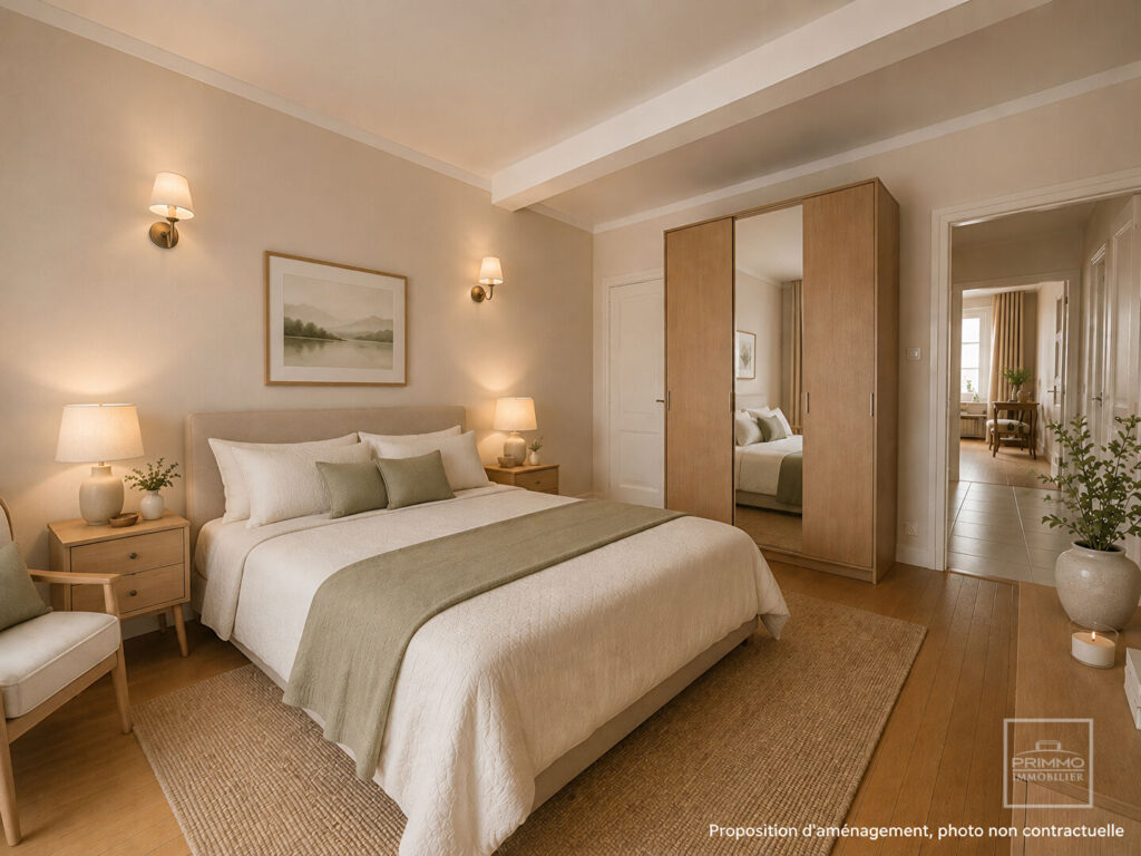 LYON 6, TRIANGLE D&rsquo;OR, 67.09m², ETAGE ELEVE, BALCON