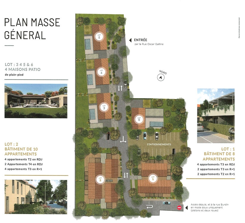 NOUVEAU PROGRAMME – APPARTEMENTS ET MAISONS – du T2 au T5 – Sathonay-Village