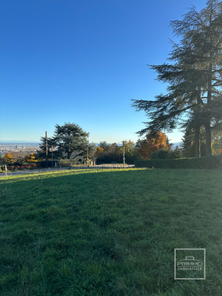 Saint Didier Au Mont D&rsquo;Or, Terrain à bâtir de 1 658m² avec vue sur Lyon et les Alpes