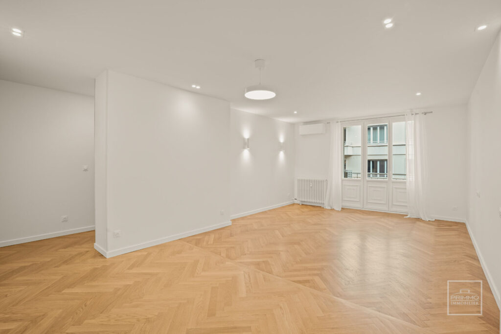 LYON 6, TRIANGLE D’OR, 94m², 2 BALCONS, ISOLÉ, ENTIEREMENT CLIMATISÉ