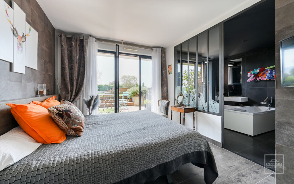 Saint Didier, Coeur de Village, Appartement de 176m² avec piscine et vue panoramique à 360°