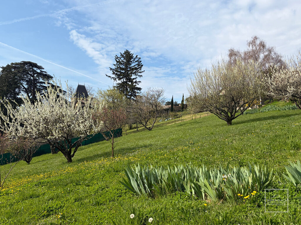 SAINT DIDIER AU MONT D’OR terrain constructible avec vue sur Lyon et la verdure