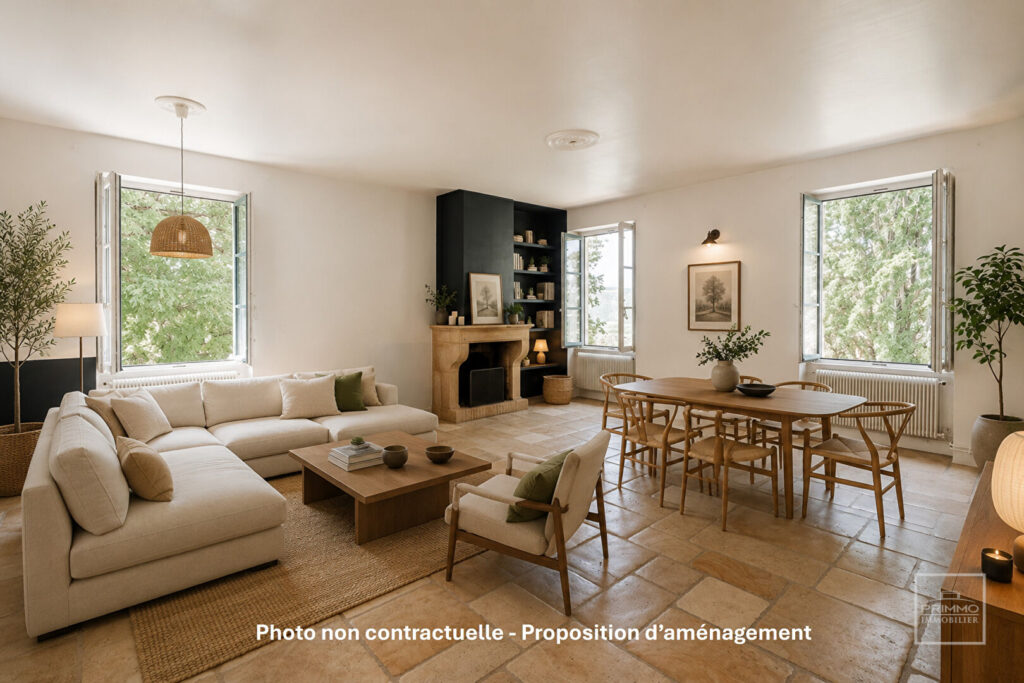 GENAY, APPARTEMENT DE CHARME, 114m², PARC ARBORÉ & PARKING