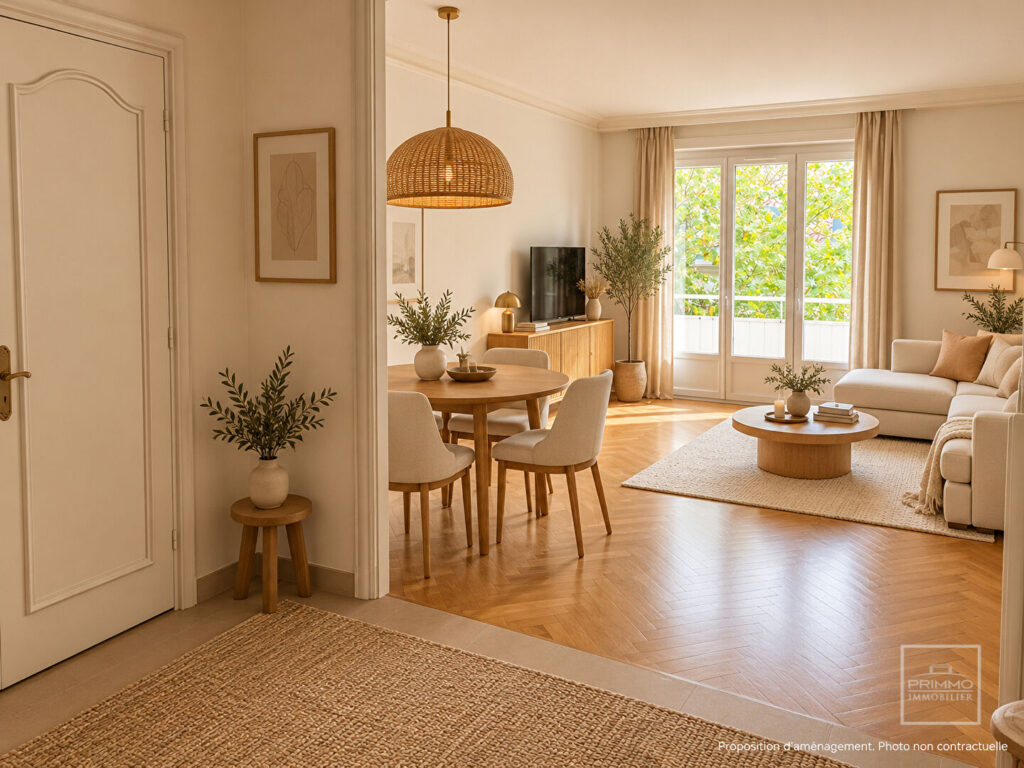 LYON 3, PREFECTURE, DERNIER ETAGE, 78.4m², BALCON