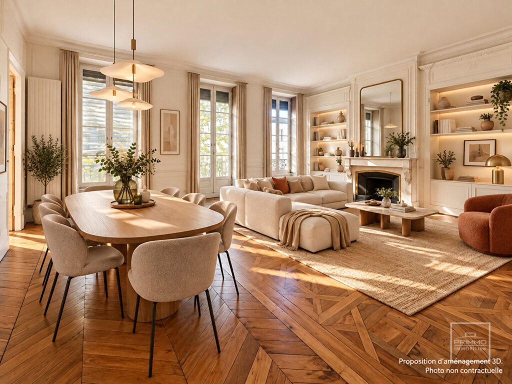 LYON 6, Métro Foch, 125.96m²