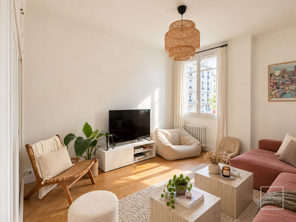 LYON 6, 77m², CAVE & PARKING