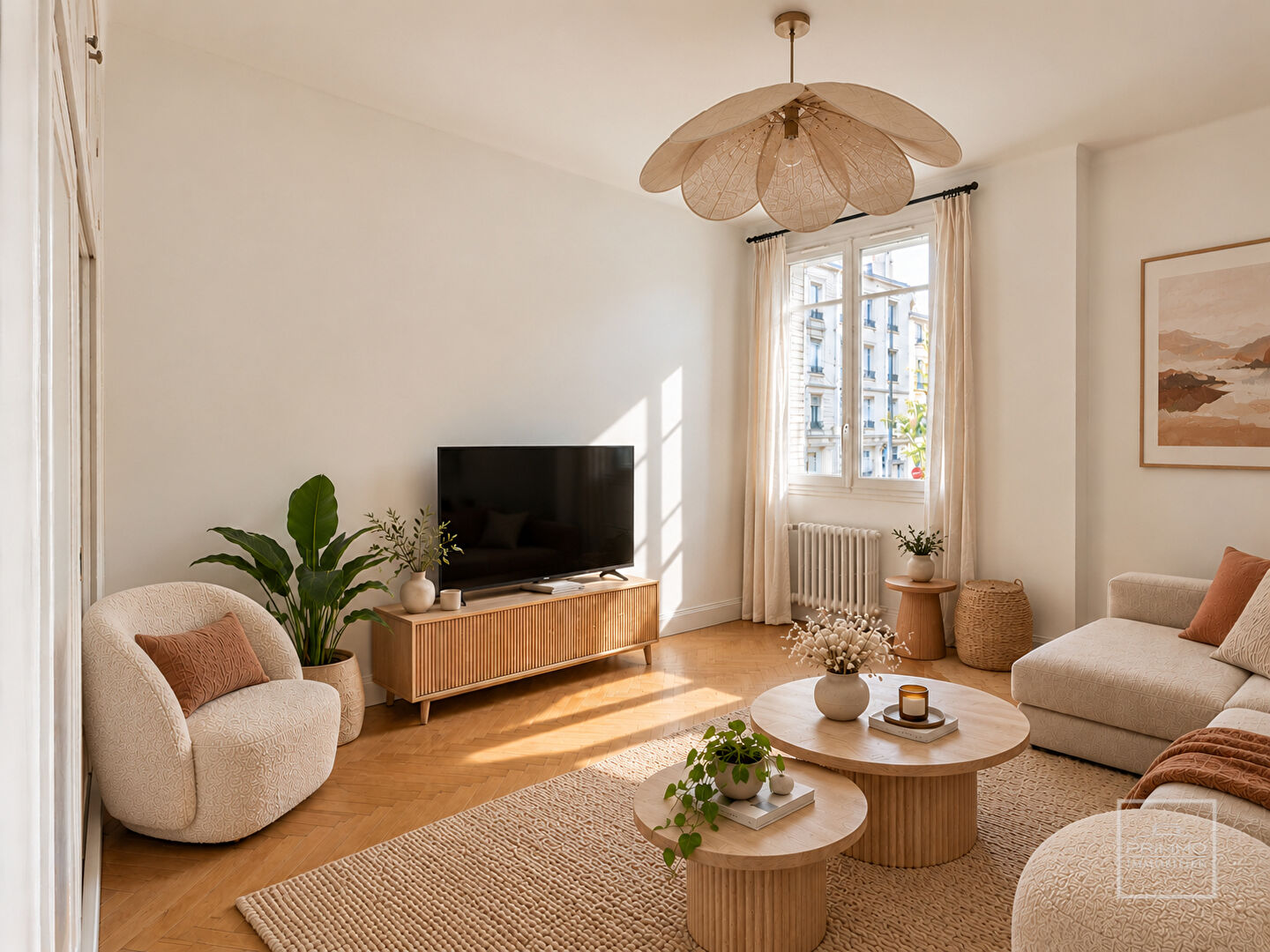 Lyon 6, 77m², Cave et parking