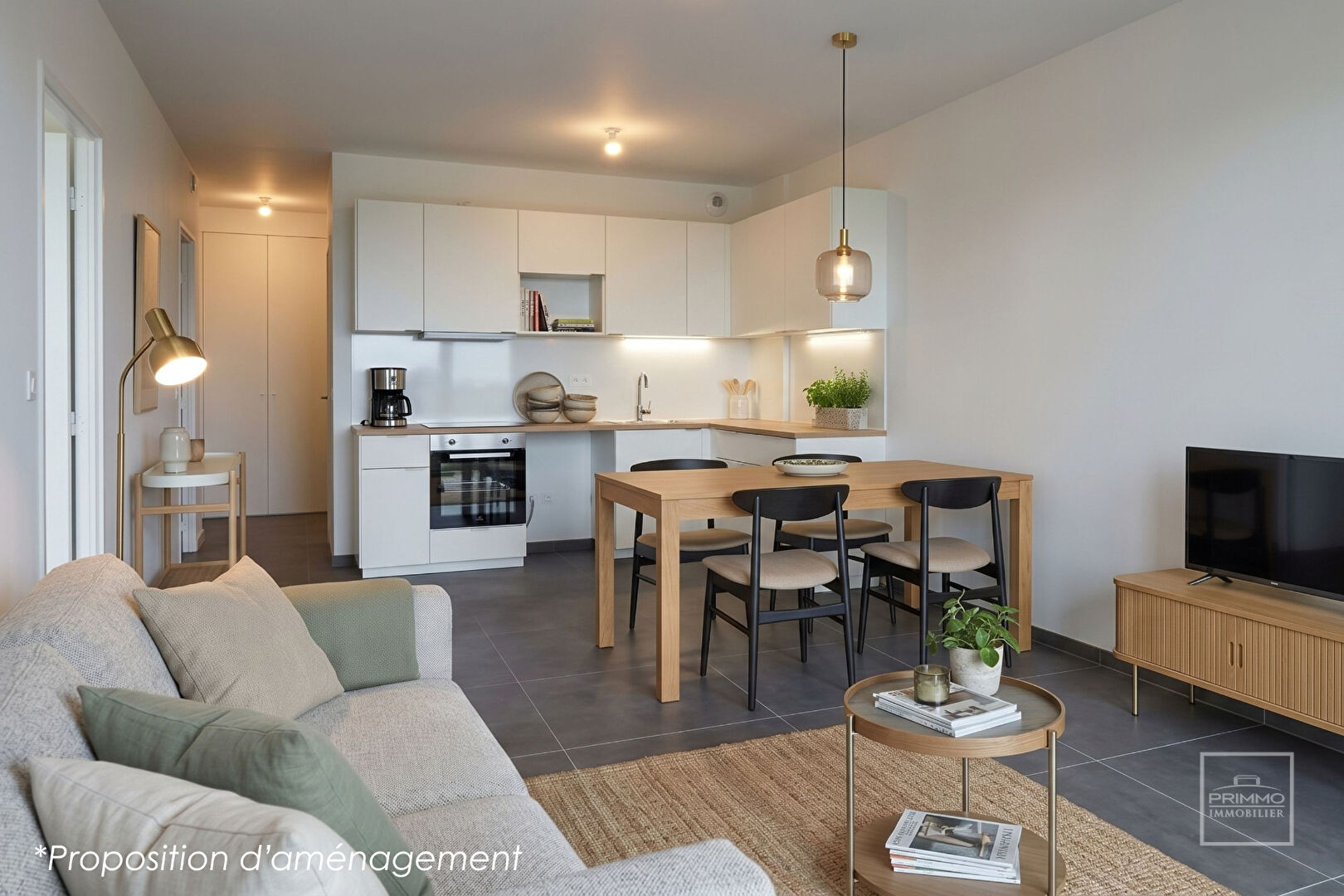 Appartement T3 avec terrasse et garage – Centre de Saint Didier au Mont d&rsquo;Or